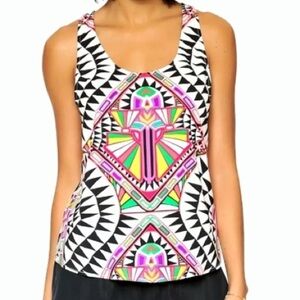 MARA HOFFMAN “COSMIC FOUNTAIN” TANK, SIZE M